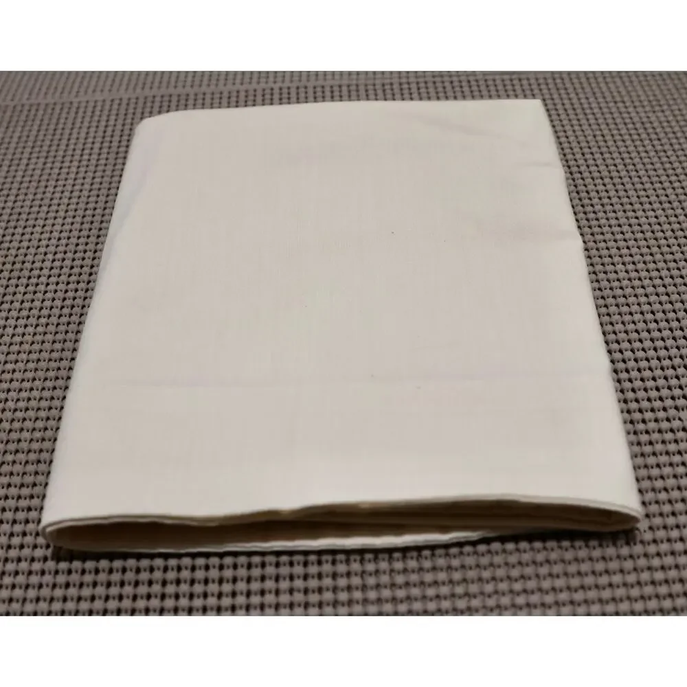 THE BIBB COMPANY Standard Pillowcase Cream 50/50 Cotton Polyester USA